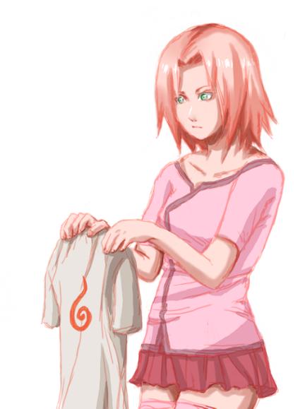 My sexy pink haired female hero, Sakura-san (34)